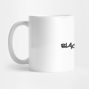 BTS Black Swan black on white Mug